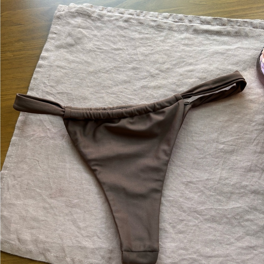 Elegant Brown Bikini Bottom